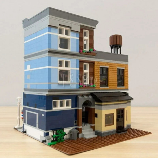 moc expert creator city detective's office bricks toy 15011 moc expert creator city detective's office bricks toy 15011