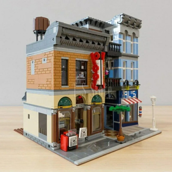 moc expert creator city detective's office bricks toy 15011 moc expert creator city detective's office bricks toy 15011