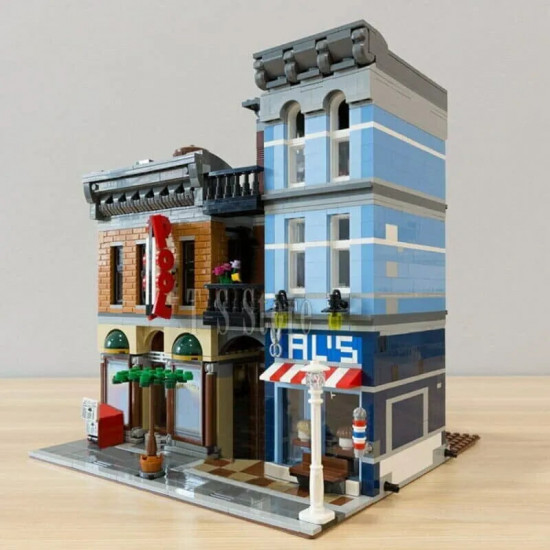 moc expert creator city detective's office bricks toy 15011 moc expert creator city detective's office bricks toy 15011