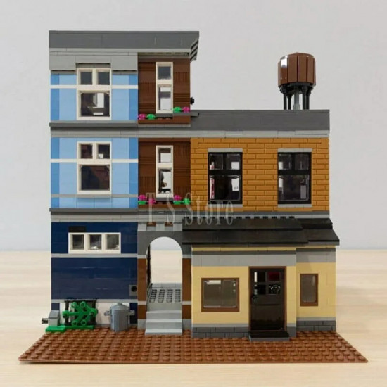 moc expert creator city detective's office bricks toy 15011 moc expert creator city detective's office bricks toy 15011