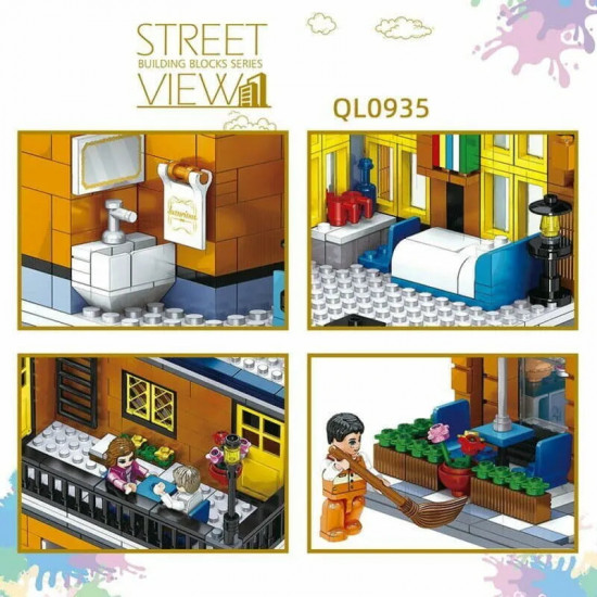 moc expert creator city hill tavern bricks toy 0935 moc expert creator city hill tavern bricks toy 0935