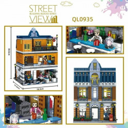 moc expert creator city hill tavern bricks toy 0935