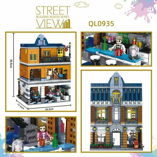moc expert creator city hill tavern bricks toy 0935 moc expert creator city hill tavern bricks toy 0935