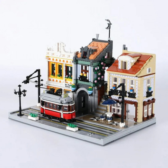 moc expert creator city lisbon tram station bricks toy 89132 moc expert creator city lisbon tram station bricks toy 89132