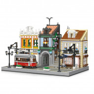 moc expert creator city lisbon tram station bricks toy 89132
