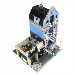 moc expert creator city market factory shop bricks toy
