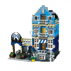 moc expert creator city market factory shop bricks toy