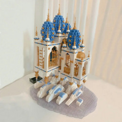 moc expert creator city sky castle bricks toy 16015