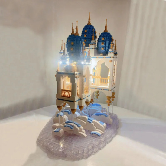 moc expert creator city sky castle bricks toy 16015 moc expert creator city sky castle bricks toy 16015