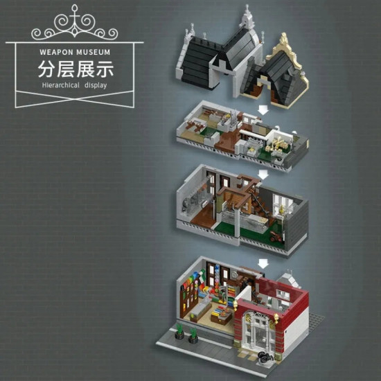 moc expert creator city weapon museum shop bricks toys moc expert creator city weapon museum shop bricks toys