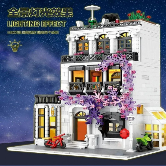 moc expert creator european city garden flower house bricks toy moc expert creator european city garden flower house bricks toy