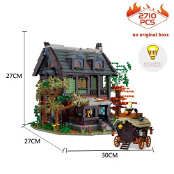 moc expert creator medieval town hotel inn bricks toy eu