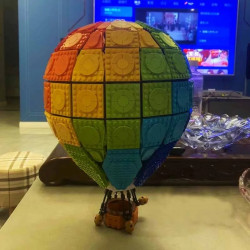 moc expert creator rainbow balloon bricks toys