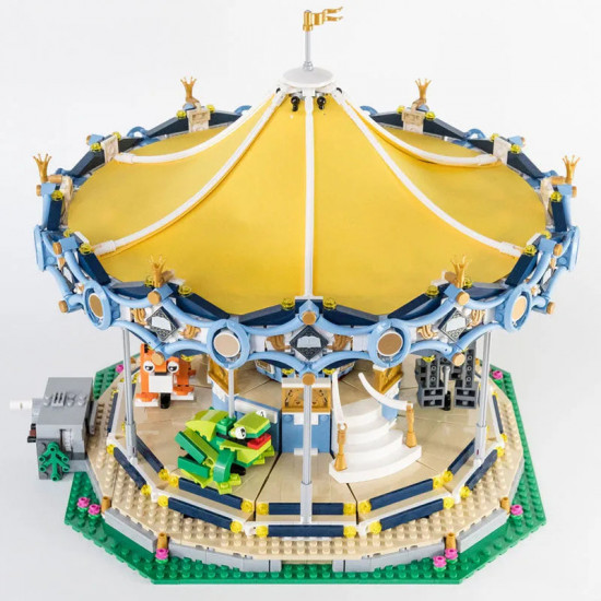 moc expert creator street city carousel bricks toys moc expert creator street city carousel bricks toys