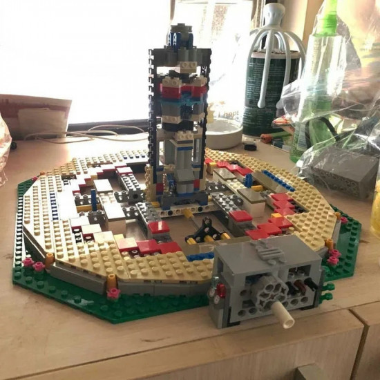 moc expert creator street city carousel bricks toys moc expert creator street city carousel bricks toys