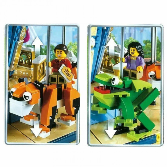 moc expert creator street city carousel bricks toys moc expert creator street city carousel bricks toys