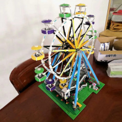 moc expert creator street city ferris wheel bricks toys