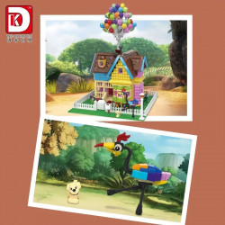 moc expert flying balloon house bricks toys 3006