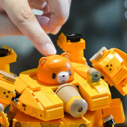 moc expert heavy artillery mecha robot warrior bricks toy