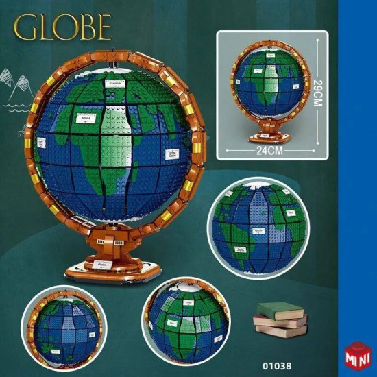 moc expert idea globe earth mini bricks toys moc expert idea globe earth mini bricks toys