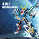 moc expert mecha warrior transformed steel robot bricks toy moc expert mecha warrior transformed steel robot bricks toy