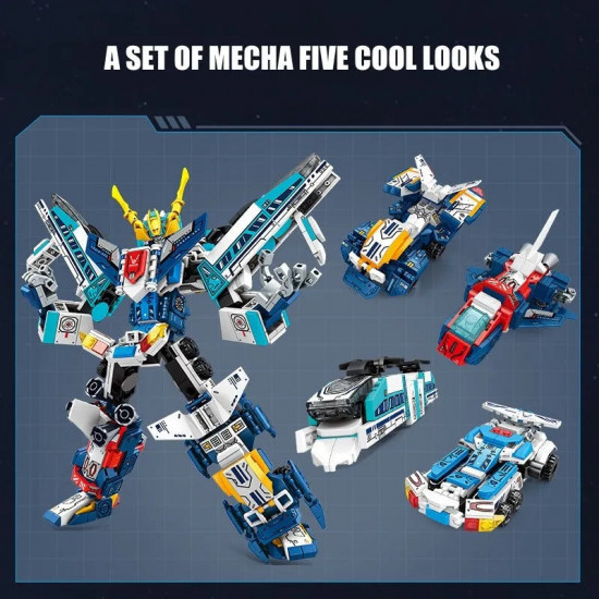 moc expert mecha warrior transformed steel robot bricks toy moc expert mecha warrior transformed steel robot bricks toy