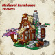 moc expert medieval town farm house bricks toy moc expert medieval town farm house bricks toy