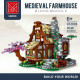 moc expert medieval town farm house bricks toy moc expert medieval town farm house bricks toy