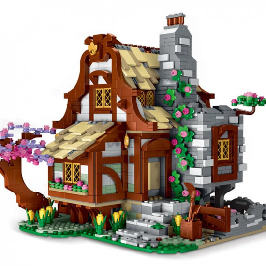 moc expert medieval town farm house bricks toy moc expert medieval town farm house bricks toy
