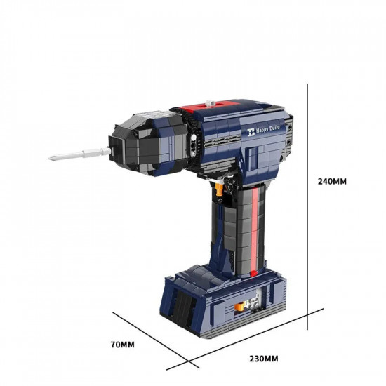 moc expert motorized electric drill bricks kids toys moc expert motorized electric drill bricks kids toys
