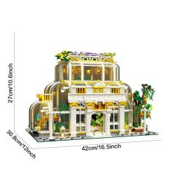 moc expert neoclassical botanical garden bricks toy