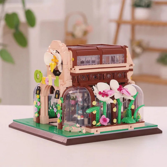moc expert orchid flower house botanical garden bricks toy moc expert orchid flower house botanical garden bricks toy