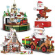 moc expert snow christmas castle music box bricks toys moc expert snow christmas castle music box bricks toys