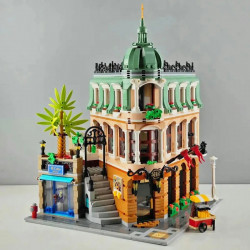 moc expert street creator boutique hotel bricks toys 22050