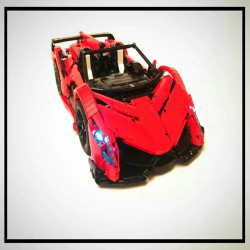 moc expert super roadster racing cars mini bricks toys