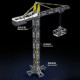moc expert tech motorized rc app tower crane bricks toy 17004 moc expert tech motorized rc app tower crane bricks toy 17004