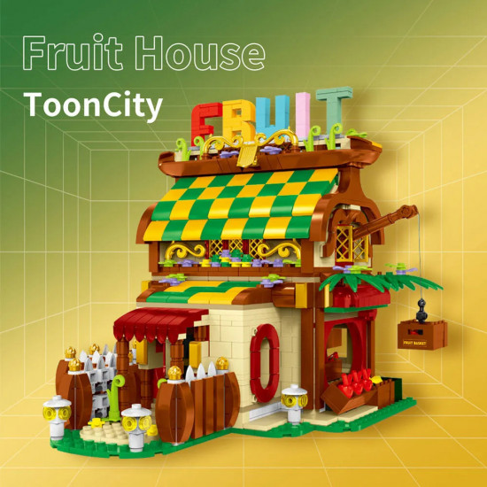 moc expert toon city fruit house led bricks toys 031052 moc expert toon city fruit house led bricks toys 031052
