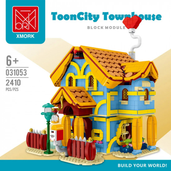 moc expert toon city town villa house led bricks toy moc expert toon city town villa house led bricks toy