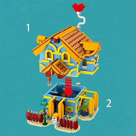 moc expert toon city town villa house led bricks toy moc expert toon city town villa house led bricks toy