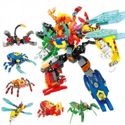 moc expert transforming insect mech robot bricks toys