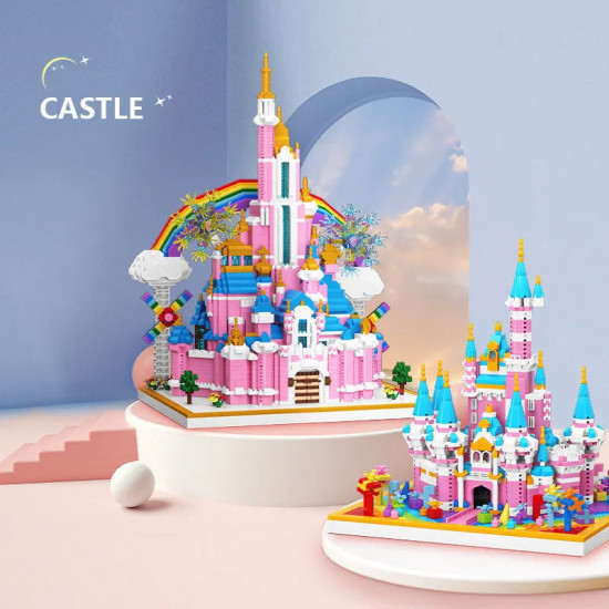 moc experts girls pink princess castle mini bricks toy 92031 moc experts girls pink princess castle mini bricks toy 92031