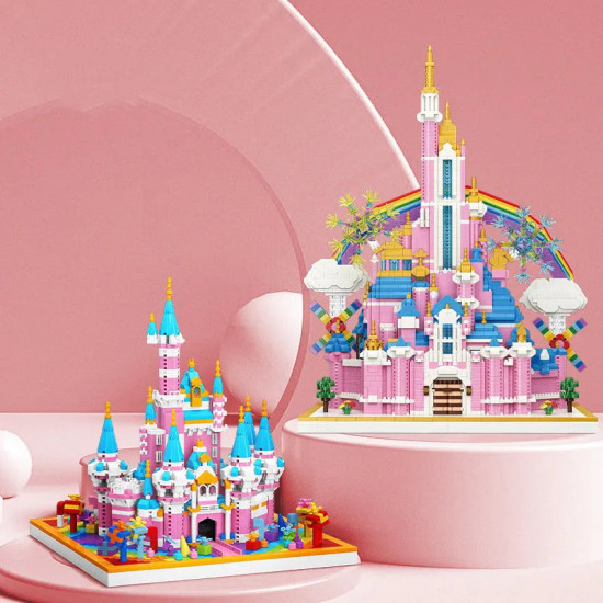 moc experts girls pink princess castle mini bricks toy 92031 moc experts girls pink princess castle mini bricks toy 92031
