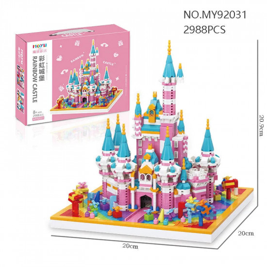moc experts girls pink princess castle mini bricks toy 92031 moc experts girls pink princess castle mini bricks toy 92031