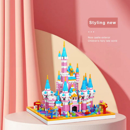 moc experts girls pink princess castle mini bricks toy 92031 moc experts girls pink princess castle mini bricks toy 92031