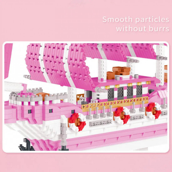 moc experts girls pink princess love sailboat mini bricks toys moc experts girls pink princess love sailboat mini bricks toys