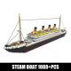 moc experts rms titanic steam ship boat bricks kids toys 15005 moc experts rms titanic steam ship boat bricks kids toys 15005
