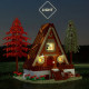 moc experts street city forest cabin house led bricks toys 031071 moc experts street city forest cabin house led bricks toys 031071