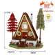 moc experts street city forest cabin house led bricks toys 031071 moc experts street city forest cabin house led bricks toys 031071