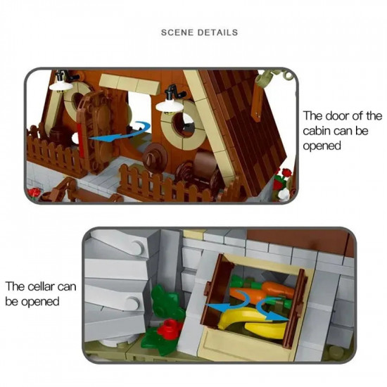 moc experts street city forest cabin house led bricks toys 031071 moc experts street city forest cabin house led bricks toys 031071