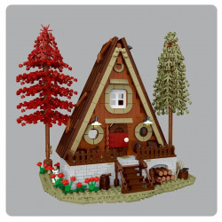 moc experts street city forest cabin house led bricks toys 031071